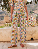 Pink City Prints Pants Gabi Trousers in Vintage Bouquet