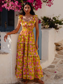 Susie Dress in Provencal Peony