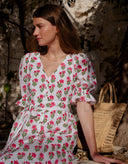 Francis Dress in Ruby Bloom