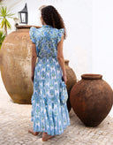 Pink City Prints Skirt Arles Skirt in Meadow Border