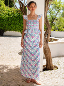 Pink City Prints Skirt Kezia Skirt in Orchid Border
