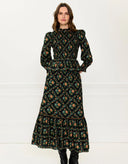 Pink City Prints Skirt Mabel Skirt in Vintage Trellis