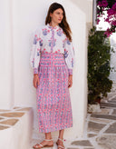 Pink City Prints Skirt Primrose Skirt in Jaipur Border