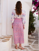 Pink City Prints Skirt Primrose Skirt in Jaipur Border