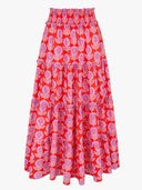 Pink City Prints Skirt Rah Rah Skirt in Perfume Dahlia