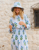 Pink City Prints Top Alba Top in Lily Stripe