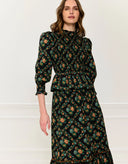 Pink City Prints Top Isabel Top in Vintage Trellis