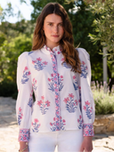 Pink City Prints Top Primrose Blouse in Jaipur Buta