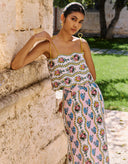Pink City Prints Top Sicily Top in Vintage Bouquet