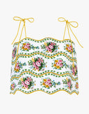 Pink City Prints Top Sicily Top in Vintage Bouquet