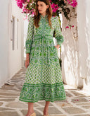 Gemma Dress in Verdant Botanics