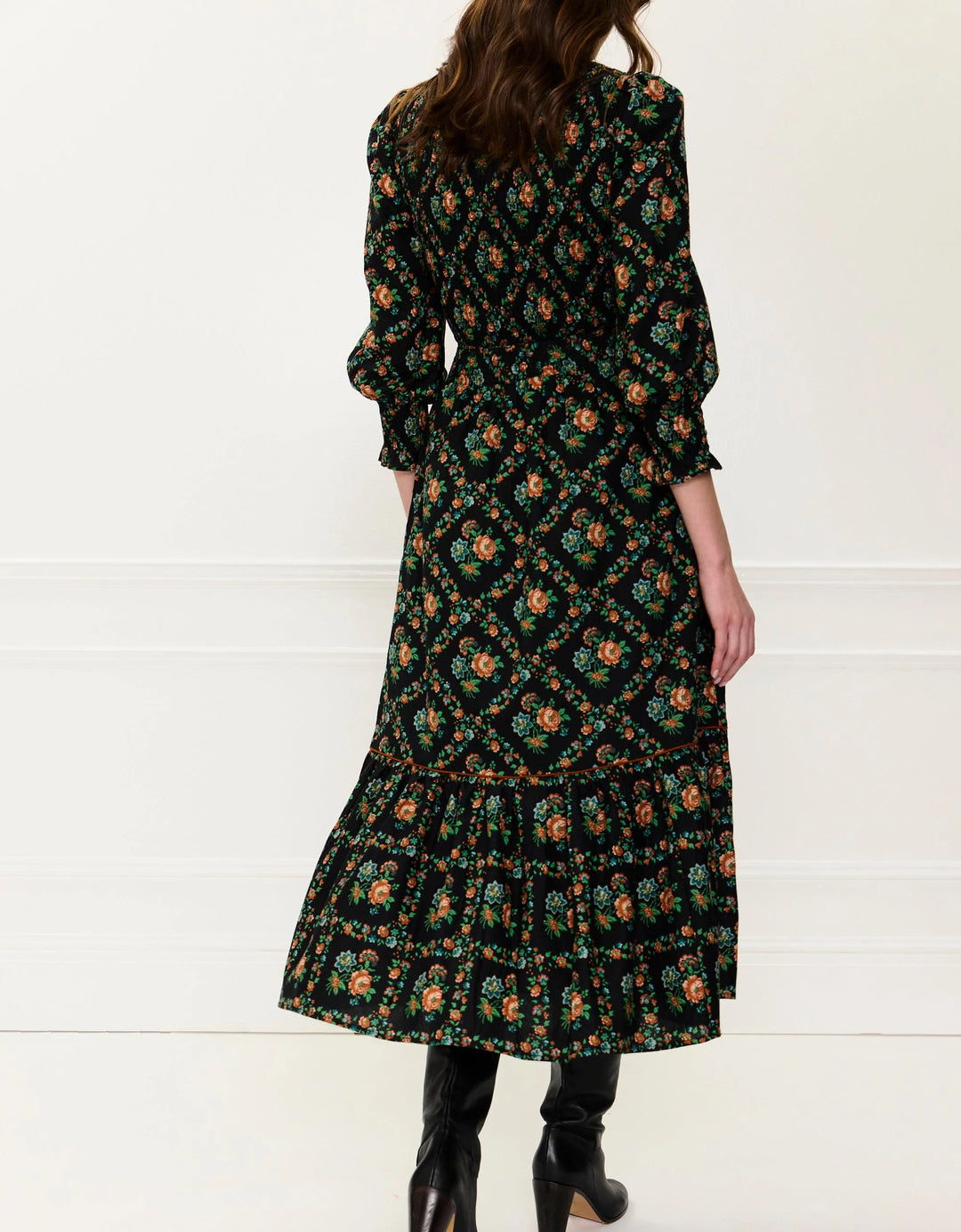 Mabel Skirt in Vintage Trellis