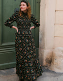Mabel Skirt in Vintage Trellis