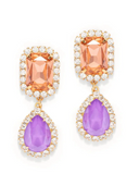 Pink Reef Earrings The Pink Reef Jewel Drop in Neon