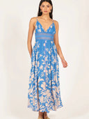 Poupette St. Barths Dress Havana Dress in Blue Palm Beach