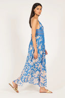 Poupette St. Barths Dress Havana Dress in Blue Palm Beach