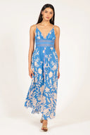 Poupette St. Barths Dress Havana Dress in Blue Palm Beach
