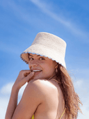 Rachol Hat Blue Sea Scallop Hat
