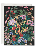 Red Cap Cards Greeting Cards Botanical Garden Thank You Greeting Card