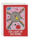 Red Cap Cards Greeting Cards Light Up the Room Friendship Greeting Card