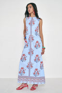 Rhonda Dress in Bridgitte Sky