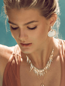 Sahira Jewelry Design Necklace Fringe Necklace