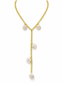 Sahira Jewelry Design Necklace St. Barts Pearl Lariat