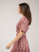 SAMPLE | The Abby Top | Pink Flower Check | Small