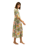 SAMPLE | The Valerie Dress | Pink Jungle | Medium