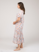 SAMPLE | The Poppy Dress | Pink Picnic Stripes | Small