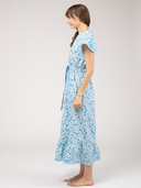 SAMPLE | The Flutter Dress | Blue Splatter | Small