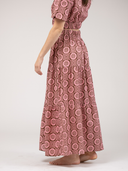 SAMPLE | The Abby Skirt | Pink Flower Check | Small
