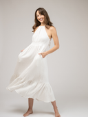 SAMPLE | The Jenna Dress | White Gauze | Small