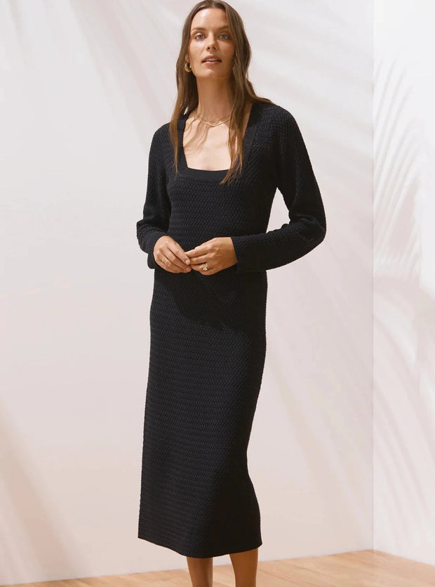 Sancia Dress Sancia | The Reyna Dress in Black