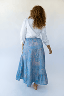 Sarah Alexis Skirt Florence Maxi Skirt in Purple Watercolor