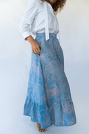 Sarah Alexis Skirt Florence Maxi Skirt in Purple Watercolor