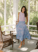 Sarah Alexis Skirt Florence Maxi Skirt in Purple Watercolor