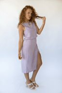 Sarah Alexis Skirt Michelle Faux Wrap Skirt in Lilac