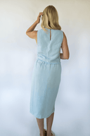 Sarah Alexis Skirt Michelle Faux Wrap Skirt in Pool