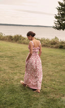 Saylor Dress Denise Dress in Two Tone Blockprint