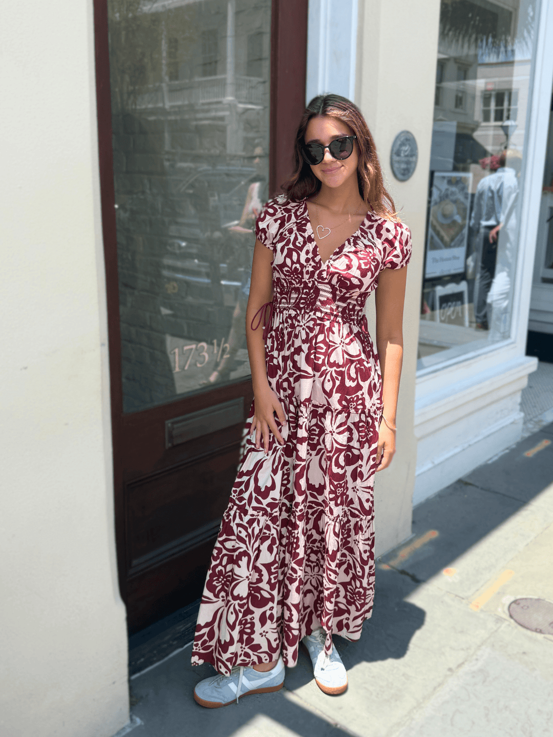 Saylor Dress Lera Plumeria Midi Dress