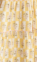 Saylor Dress Zarina Dress in Scallop Floral Block Print