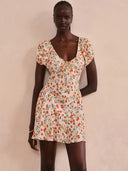 Saylor Dress Zuly Strawberry Festival Print Mini Dress