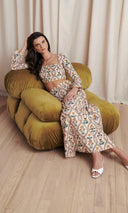 Saylor Skirt Set Wila Marigold Tile Midi Skirt Set