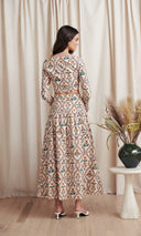 Saylor Skirt Set Wila Marigold Tile Midi Skirt Set