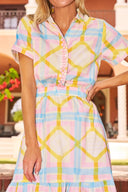 Sheridan French Dress Gwyneth Dress in Daffodil Picnic