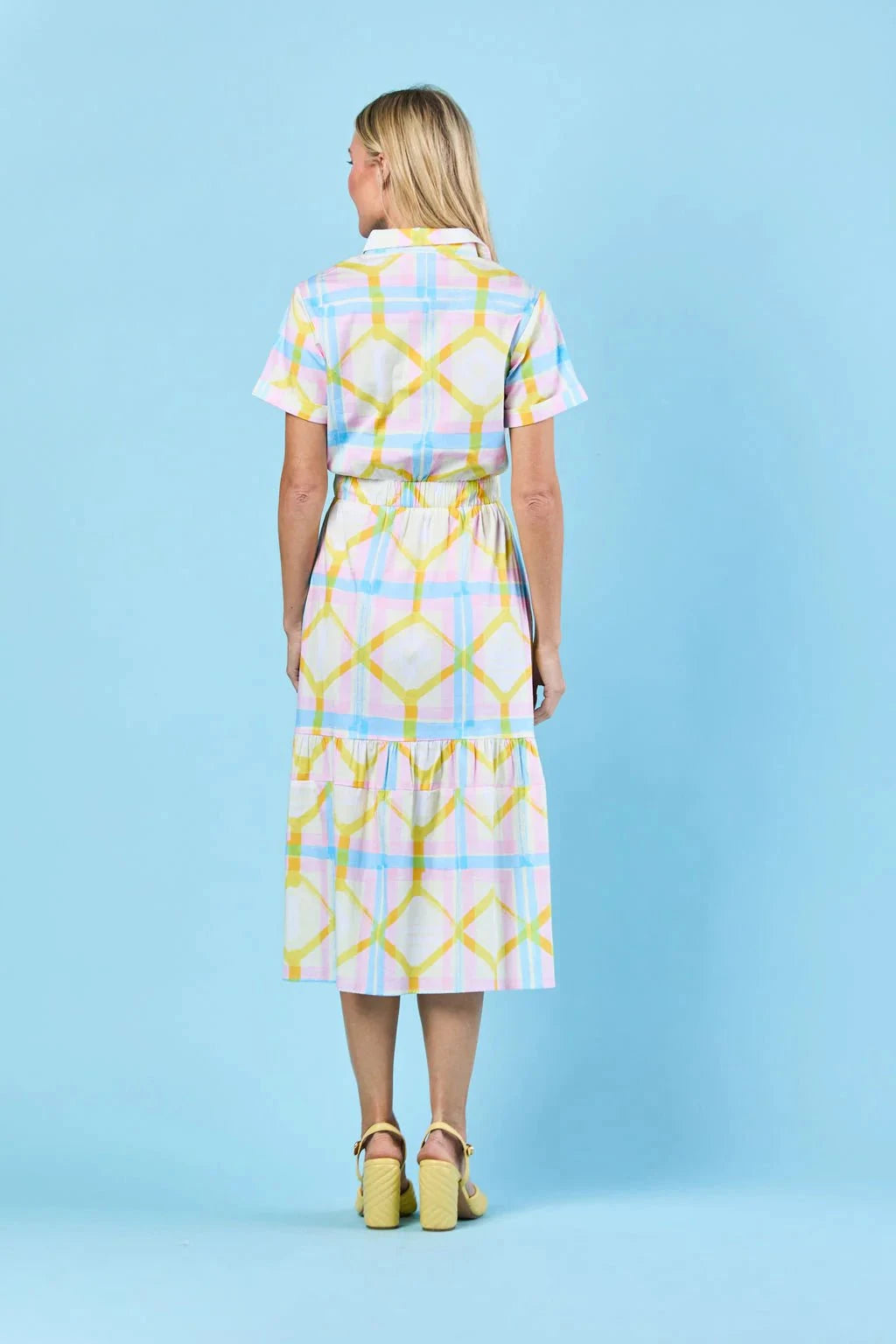 Sheridan French Dress Gwyneth Dress in Daffodil Picnic