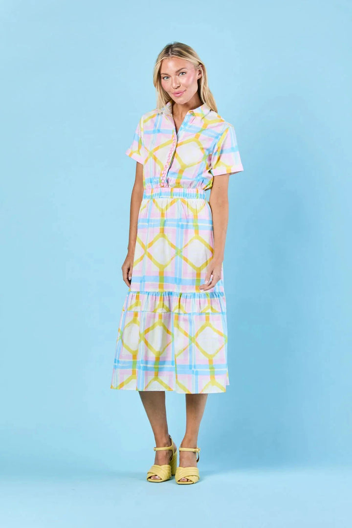Sheridan French Dress Gwyneth Dress in Daffodil Picnic