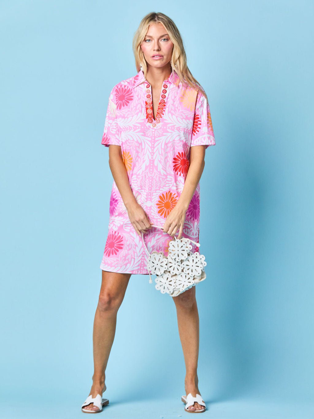 Sheridan French Dress Rhodes Dress in Blush Jardin