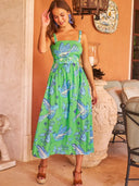 Sheridan French Dress San Miguel Dress in Maritime Songbird